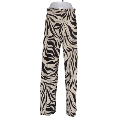 Palazzobyxor (Svart, Beige) från Gina Tricot Elastan, Polyester