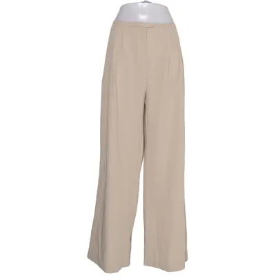 Palazzo broek (Beige) van Nice & Chic Elastaan, Polyester, Viscose