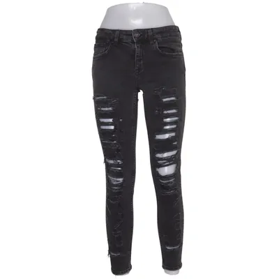 Jeans (Grå) fra Zara Woman Premium Collection Bomuld, Elastan, Polyester