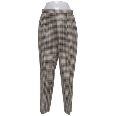 Kostuumbroek (Beige, Blauw, Groen) van Marks & Spencer Polyester, Wol