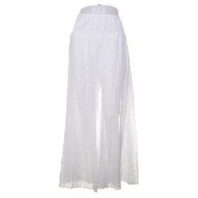 Palazzobyxor (Vit) från Italy Moda Bomull, Elastan