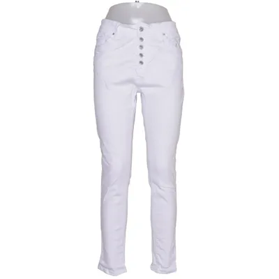 Jean (Blanc) de Newplay Jeans Coton, Élasthane