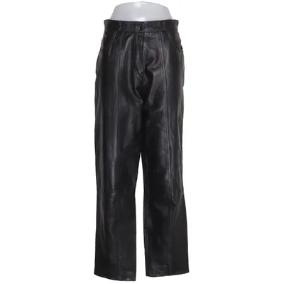 Leren broek (Zwart) van Together