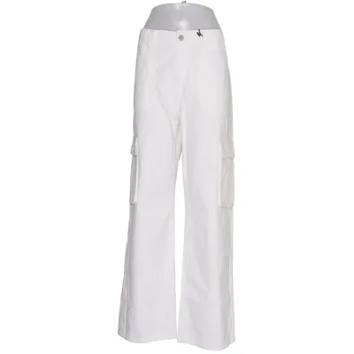 Cargo pants (White) from Pull & Bear Cotton