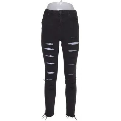 Spijkerbroek (Moto) van Topshop Moto Katoen, Elastaan, Polyester