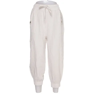 Pants (Beige) from Bluebelle Cotton, Linen, Polyester, Viscose