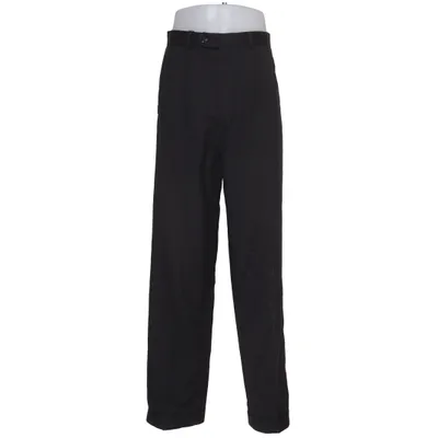 Kostuumbroek (Zwart) van Cavaliere of Sweden Viscose, Wol