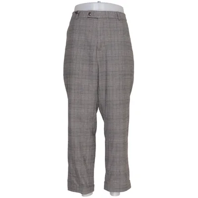 Stoffhose (Grau, Braun) von Andrew James Elasthan, Recyceltes Polyester, Viskose