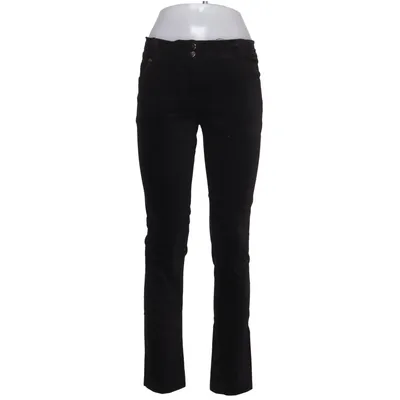 Corduroy pants (Black) from Zara Collection Polyester, Silk, Viscose, Wool