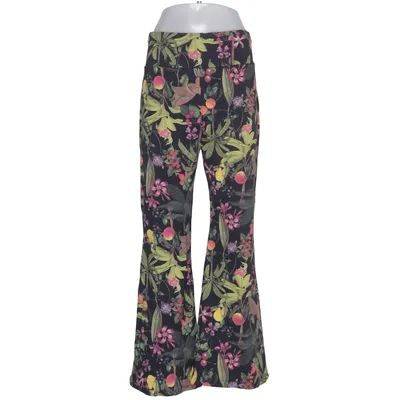 Palazzo pants (Black, Multicolored) from Blutsgeschwister Elastane, Polyamide