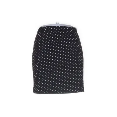 Skirt (Black, White) from H&M Basic Cotton, Elastane