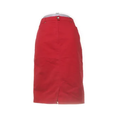 Denim skirt (Red) from Catherina Hepfer Cotton, Elastane