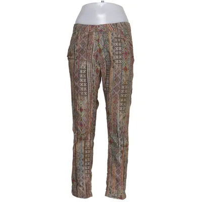 Pants (Multicolored, Beige) from Please Cotton, Elastane, Polyester