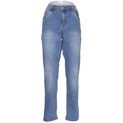 Jeans (Blue) from Karostar Cotton, Elastane, Polyester