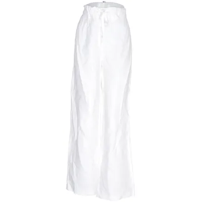 Pantalon patte d'éléphant (Blanc) de A-DSGN Lin