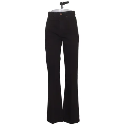Jeans (Sort) fra Victoria Beckham Bomuld, Læder, Polyester
