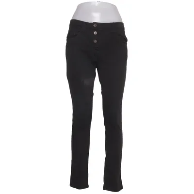 Jeans (Black) from Please Vintage Glam Cotton, Elastane