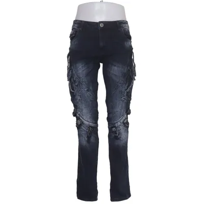 Jean (Bleu) de Cipo & Baxx Coton, Élasthane, Polyester