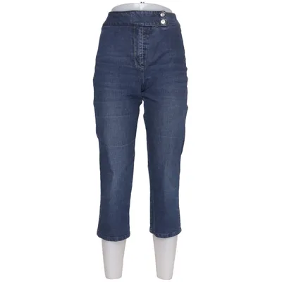 Driekwart broek (Blauw) van Cambio Jeans Katoen, Elastaan