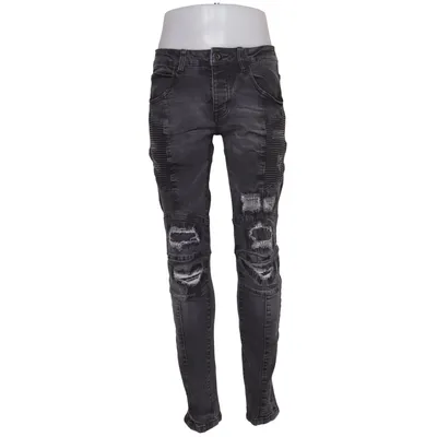 Jeans (Grå) fra Enos Bomuld, Elastan, Polyester