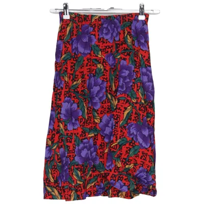 Rok (Rood, Lila, Meerkleurig) van Sag Harbor Viscose