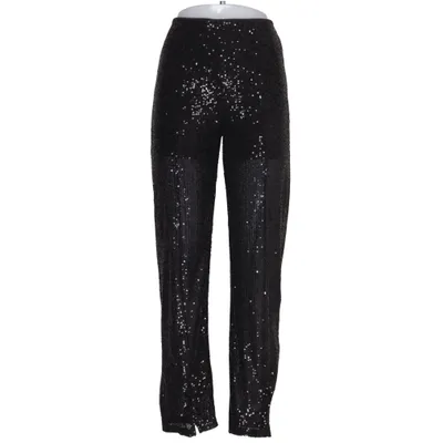 Byxor (Svart, Silverfärgad) från Gina Tricot Polyester