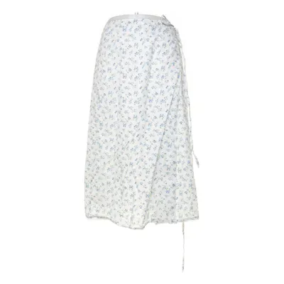 Omlottkjol (Blå, Flerfärgad) från Fashion Union Elastan, Polyester