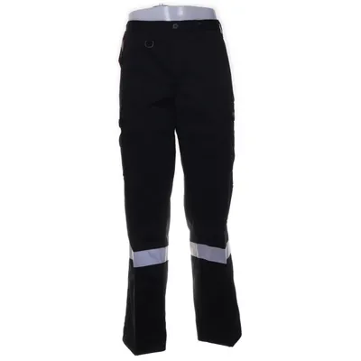 Arbetsbyxor (Svart, Silverfärgad) från Fristads Kansas Bomull, Polyester