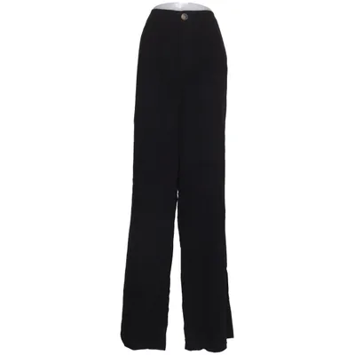 Palazzobukser (Sort) fra ASOS Design Linned, Polyester, Viscose