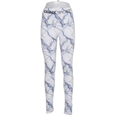 Collants de sport (Blanc, Bleu) de OGNX Sport Élasthane, Polyamide