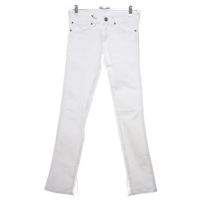 Jeans (Vit) från Wrangler Bomull, Elastan
