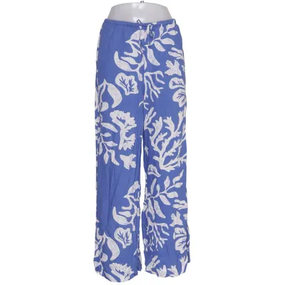 Palazzo pants (Blue, White) from Next Linen, Viscose