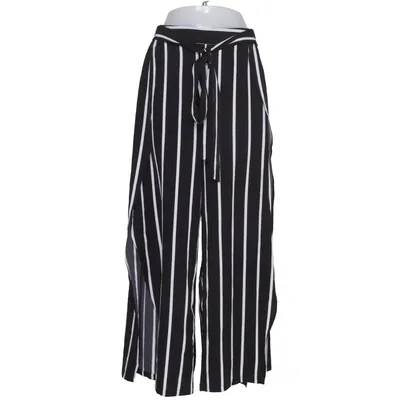 Palazzo pants (Black, White) from Shein Curve Polyester