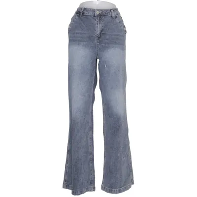 Jeans (Grå) från Flamingo Bomull, Elastan, Polyester