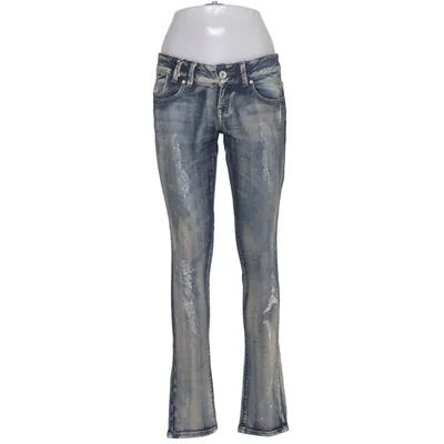 Jean (Bleu) de Bershka Denim Coton, Élasthane
