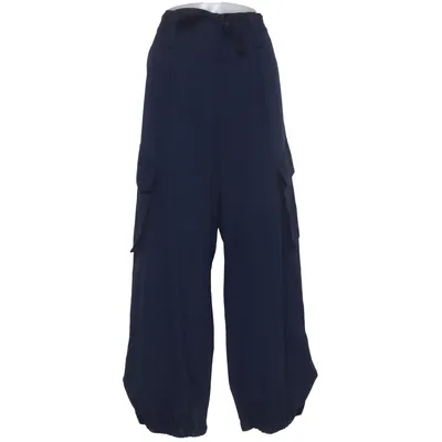 Cargo pants (Blue) from Y-3 Cotton, Elastane, Recycled polyester, Wool