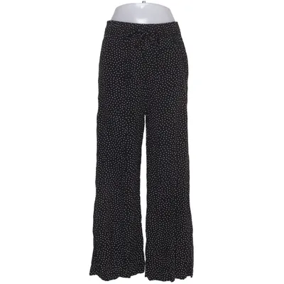Palazzo broek (Zwart, Wit) van Gina Tricot Viscose