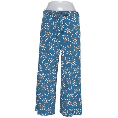 Palazzo broek (Blauw, Wit, Bruin) van Zilch Elastaan, Viscose