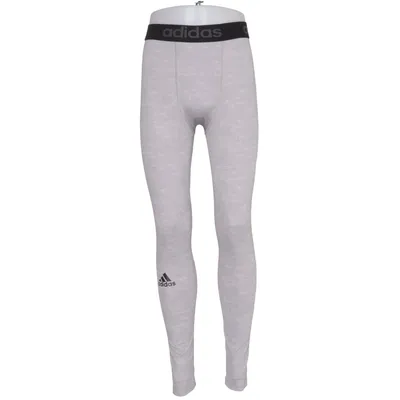 Sportleggings (Grijs) van Adidas Elastaan, Polyester