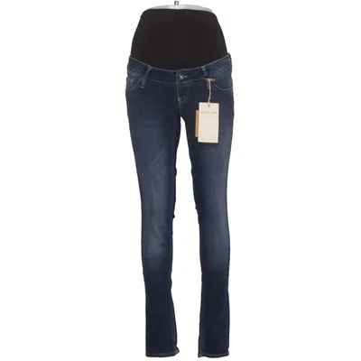 Maternity jeans (Blue) from Queen Mum Cotton, Elastane