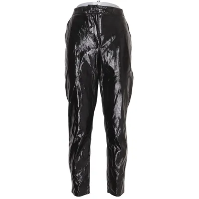 Vinyl pants (Highwaist Patent Pants) from Adorable Caro x NA-KD Polyester, Polyurethane