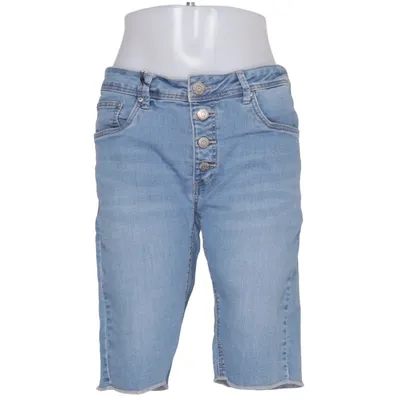 Denim shorts (Blauw) van Flash Jeans Katoen, Elastaan, Polyester
