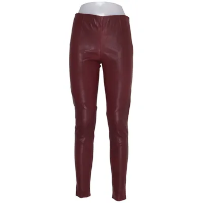 Leather pants (Red) from Tigha Cotton, Leather