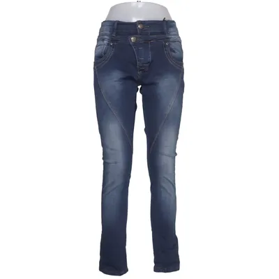 Jeans (Blå) fra Mozzaar Bomuld, Elastan