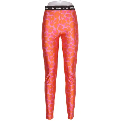 Träningstights (Rosa, Orange) från Cras Elastan, Återvunnen polyester