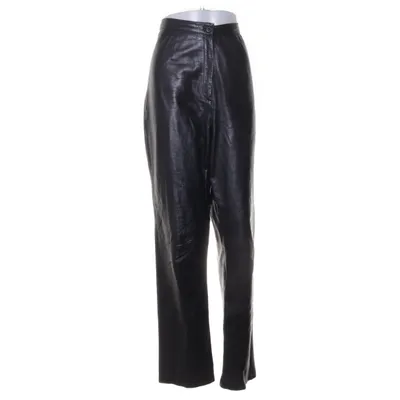 Læderbukser (Sort) fra Mixit Læder, Polyester
