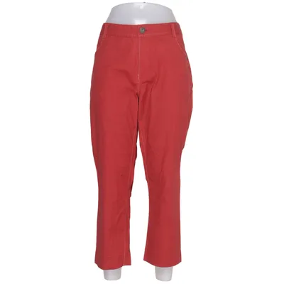 Pantalon en velours (Rouge) de Green House Coton, Élasthane