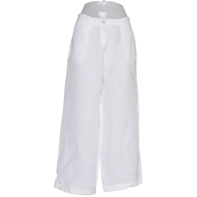 Pantalon patte d'éléphant (Blanc) de Massimo Dutti Lin, Viscose