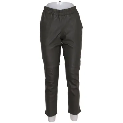 Läderbyxor (Grön) från Dna Skinn, Polyester