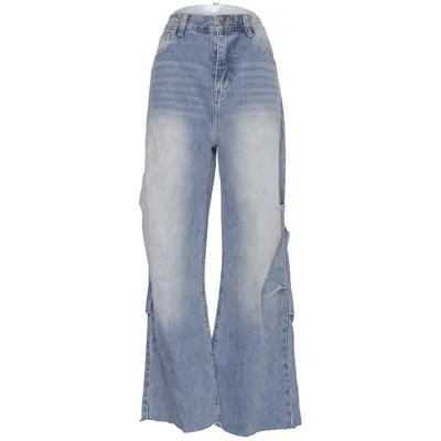 Spijkerbroek (Blauw) van Fashion Nova Katoen